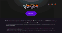 Desktop Screenshot of amateurbangers.com